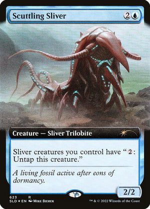 Scuttling Sliver (623) [Secret Lair Drop] [Extended Art]