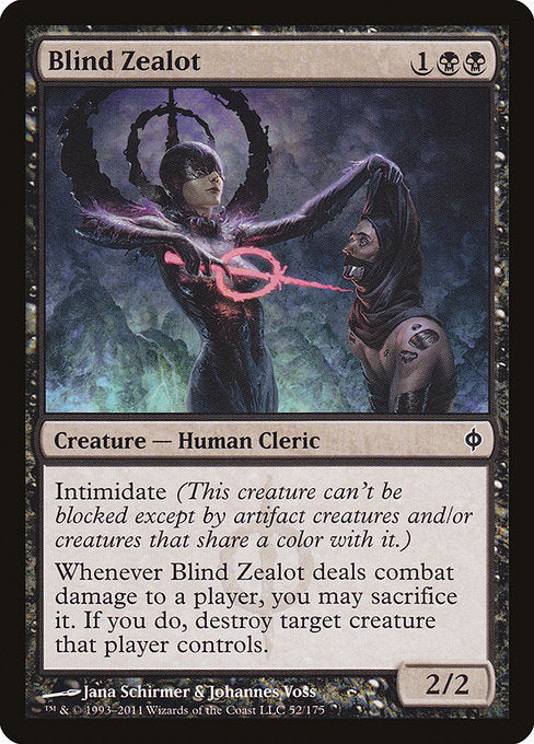 Blind Zealot (52) [New Phyrexia]