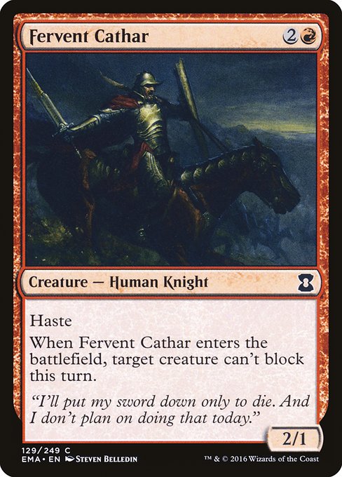 Fervent Cathar (129) [Eternal Masters]