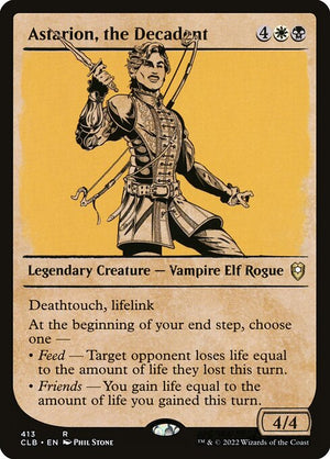 Astarion, the Decadent (413) [Commander Legends: Battle for Baldur's Gate] [Showcase]