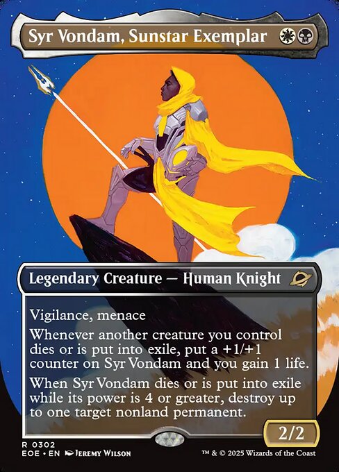 Syr Vondam, Sunstar Exemplar (302) [Edge of Eternities]