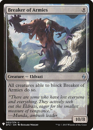 Breaker of Armies (BFZ-3) [The List]