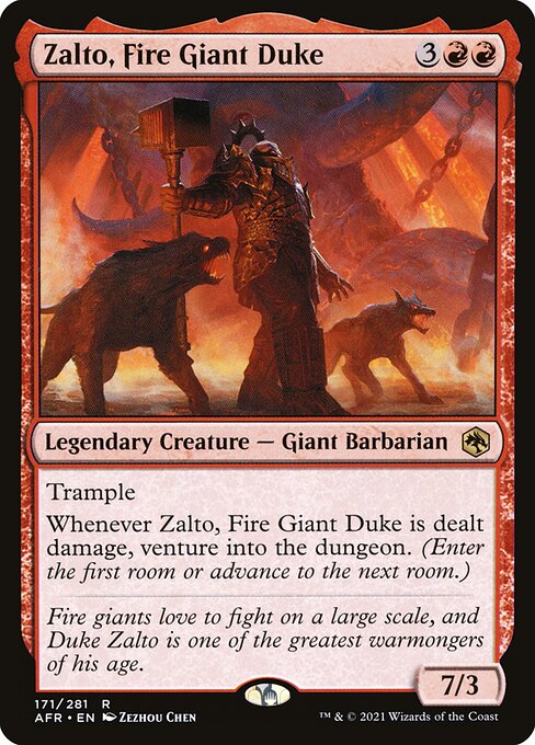 Zalto, Fire Giant Duke (171) [Adventures in the Forgotten Realms]