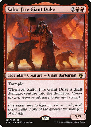 Zalto, Fire Giant Duke (171) [Adventures in the Forgotten Realms]