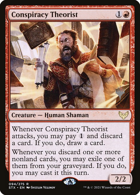 Conspiracy Theorist (94p) [Strixhaven: School of Mages Promos]
