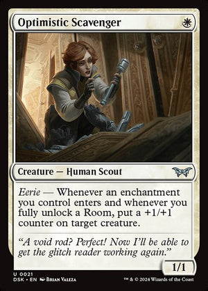 Optimistic Scavenger (21) [Duskmourn: House of Horror]