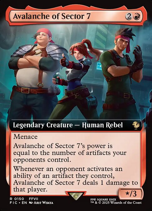Avalanche of Sector 7 (150) [Final Fantasy Commander]