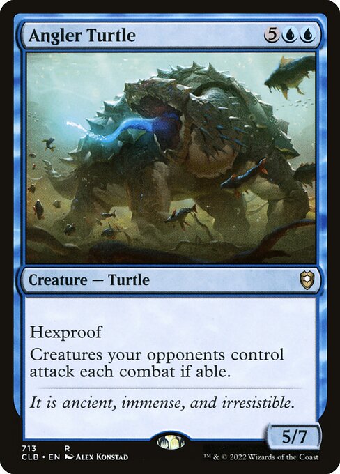Angler Turtle (713) [Commander Legends: Battle for Baldur's Gate]