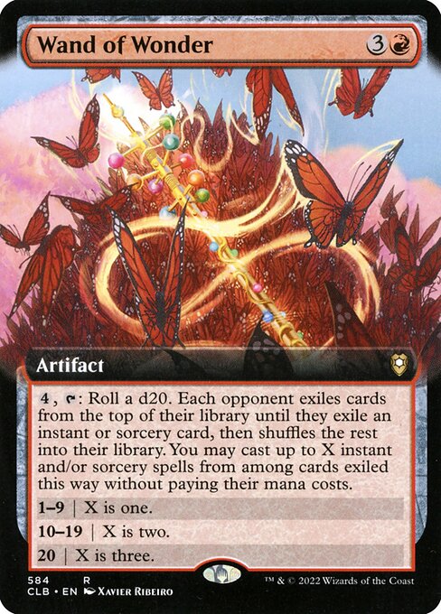Wand of Wonder (584) [Commander Legends: Battle for Baldur's Gate] [Extended Art]