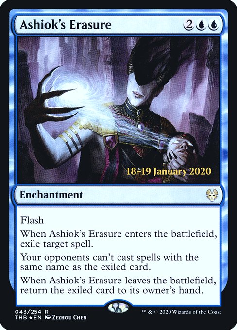 Ashiok's Erasure (43s) [Theros Beyond Death Promos]