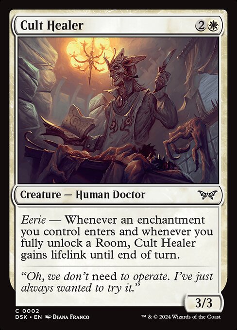 Cult Healer (2) [Duskmourn: House of Horror]