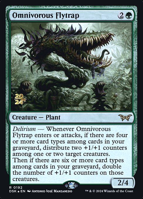 Omnivorous Flytrap (192s) [Duskmourn: House of Horror Promos]