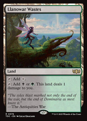 Llanowar Wastes (376) [Tarkir: Dragonstorm Commander]