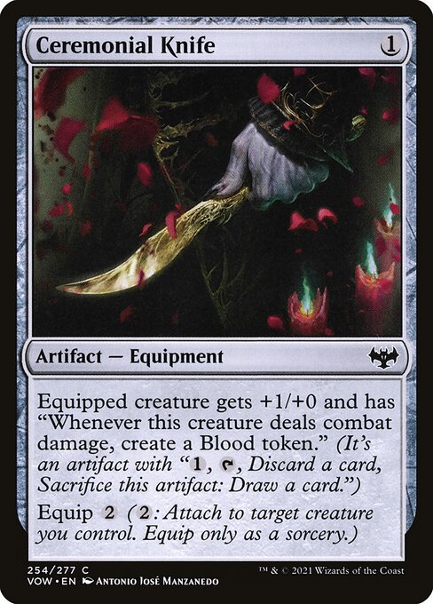 Ceremonial Knife (254) [Innistrad: Crimson Vow]