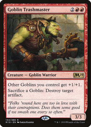 Goblin Trashmaster (144p) [Core Set 2019 Promos]