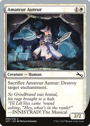 Amateur Auteur (3b) [Unstable]