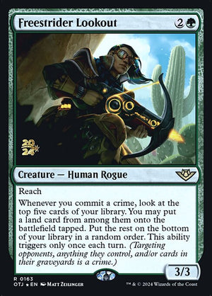 Freestrider Lookout (163s) [Outlaws of Thunder Junction Promos]