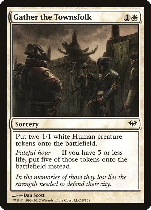 Gather the Townsfolk (8) [Dark Ascension]