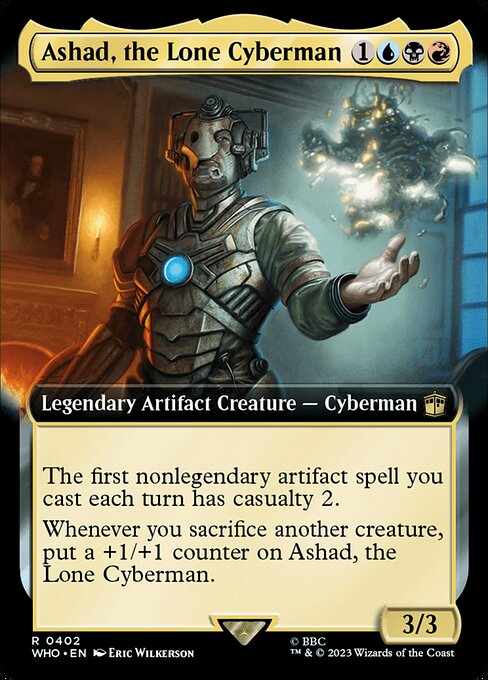 Ashad, the Lone Cyberman (402) [Doctor Who] [Extended Art]