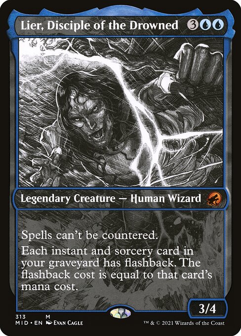 Lier, Disciple of the Drowned (313) [Innistrad: Midnight Hunt] [Showcase]