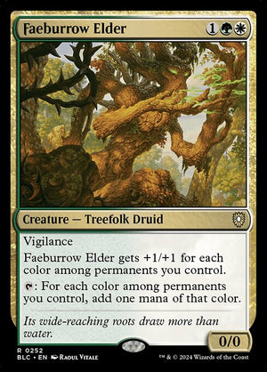 Faeburrow Elder (252) [Bloomburrow Commander]