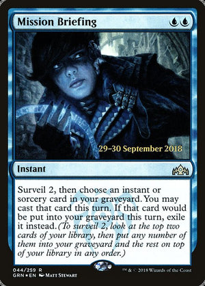 Mission Briefing (44s) [Guilds of Ravnica Promos]