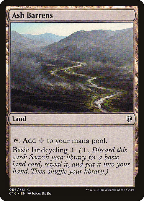 Ash Barrens (56) [Commander 2016]