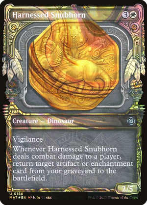 Harnessed Snubhorn (188) [March of the Machine: The Aftermath] [Showcase]