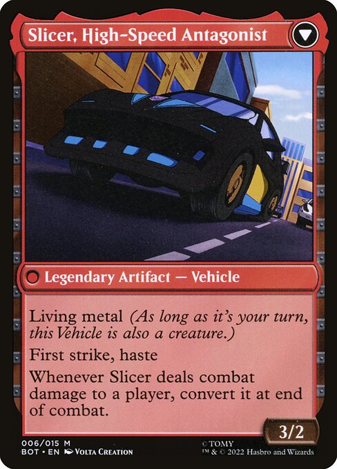 Slicer, Hired Muscle // Slicer, High-Speed Antagonist (6) [Transformers] Reverse
