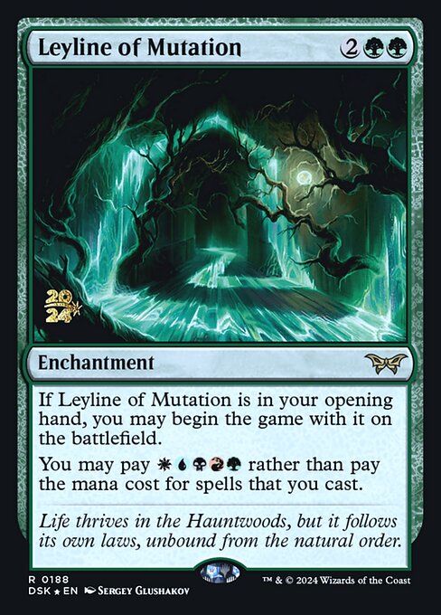 Leyline of Mutation (188s) [Duskmourn: House of Horror Promos]