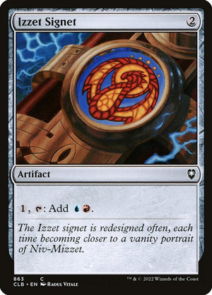 Izzet Signet (863) [Commander Legends: Battle for Baldur's Gate]