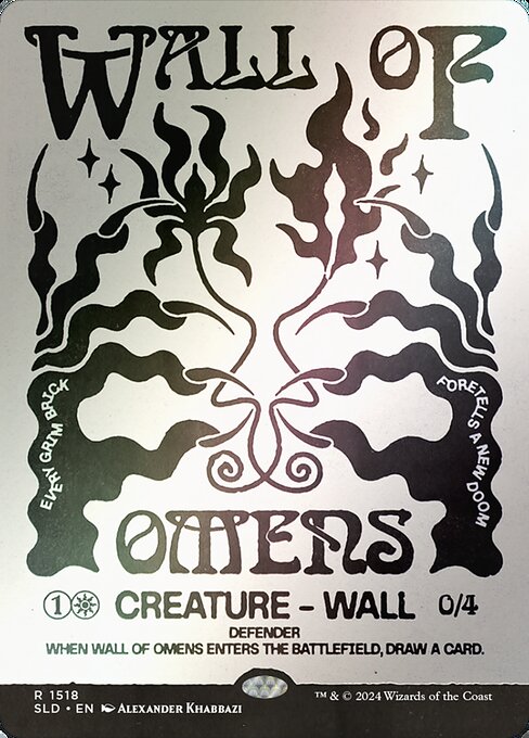 Wall of Omens (1518★) [Secret Lair Drop] [Showcase]