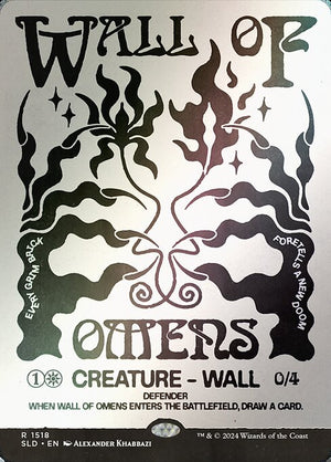Wall of Omens (1518★) [Secret Lair Drop] [Showcase]