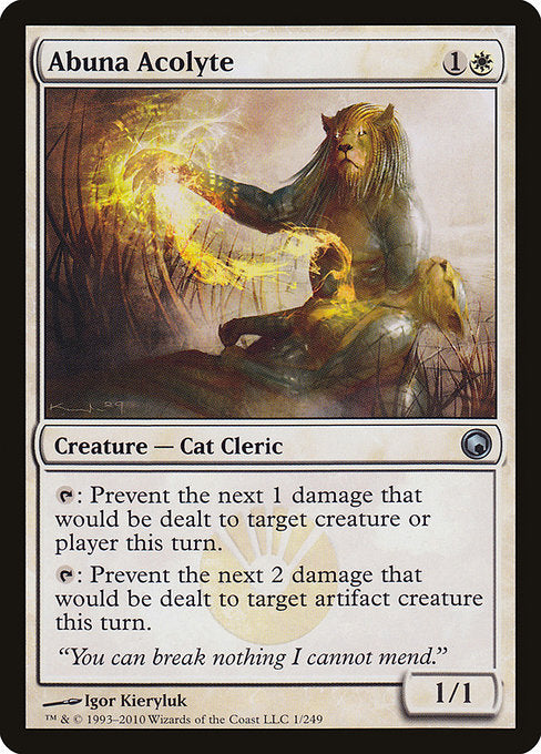 Abuna Acolyte (1) [Scars of Mirrodin]