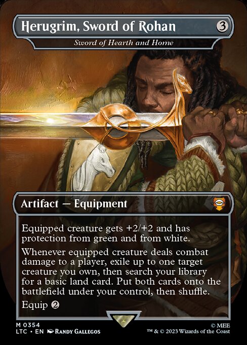 Sword of Hearth and Home (354) [Tales of Middle-earth Commander] [Borderless]