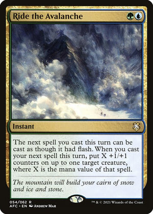 Ride the Avalanche (54) [Forgotten Realms Commander]