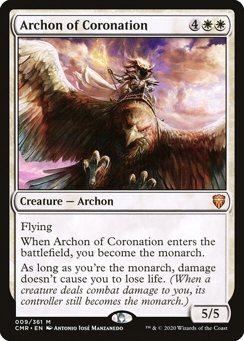 Archon of Coronation (9) [Commander Legends]