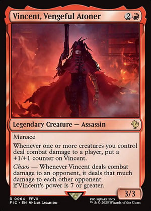 Vincent, Vengeful Atoner (64) [Final Fantasy Commander]