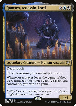 Ramses, Assassin Lord (39) [Dominaria United Commander]