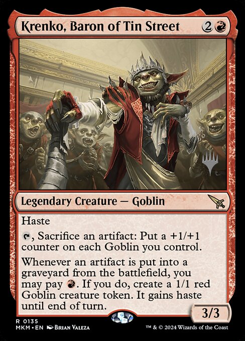 Krenko, Baron of Tin Street (135p) [Murders at Karlov Manor Promos]