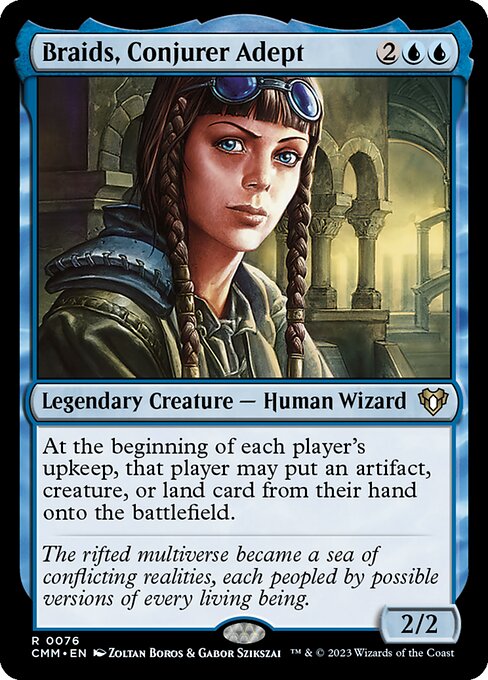 Braids, Conjurer Adept (76) [Commander Masters]