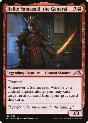 Heiko Yamazaki, the General (146) [Kamigawa: Neon Dynasty]