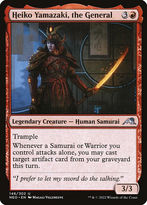 Heiko Yamazaki, the General (146) [Kamigawa: Neon Dynasty]