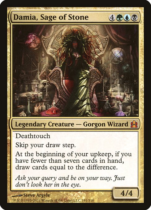 Damia, Sage of Stone (191) [Commander 2011]