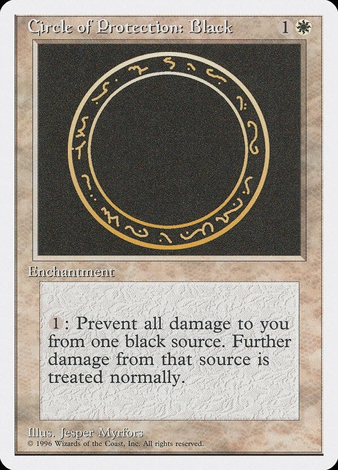 Circle of Protection: Black (2) [Introductory Two-Player Set]