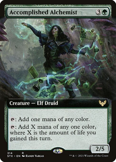 Accomplished Alchemist (314) [Strixhaven: School of Mages] [Extended Art]