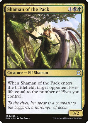 Shaman of the Pack (205) [Eternal Masters]