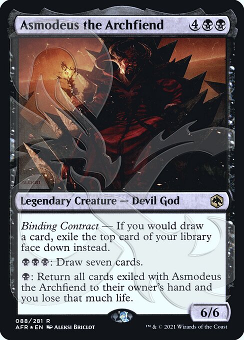 Asmodeus the Archfiend (88a) [Adventures in the Forgotten Realms Promos]