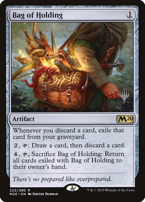 Bag of Holding (222p) [Core Set 2020 Promos]