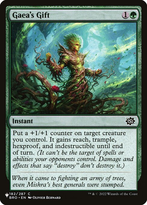 Gaea's Gift (BRO-182) [The List]